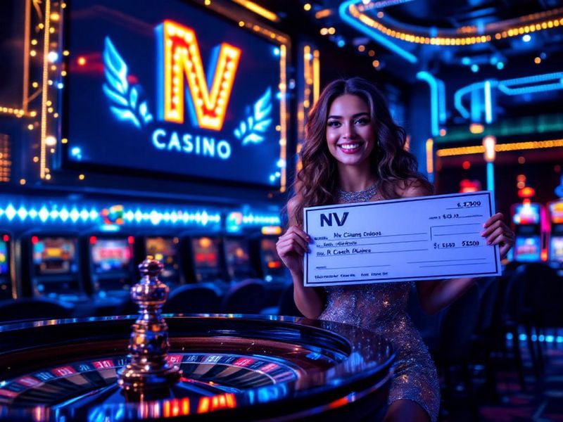 NV Casino - cirka 42 EUR bonus utan insättning maj 2026